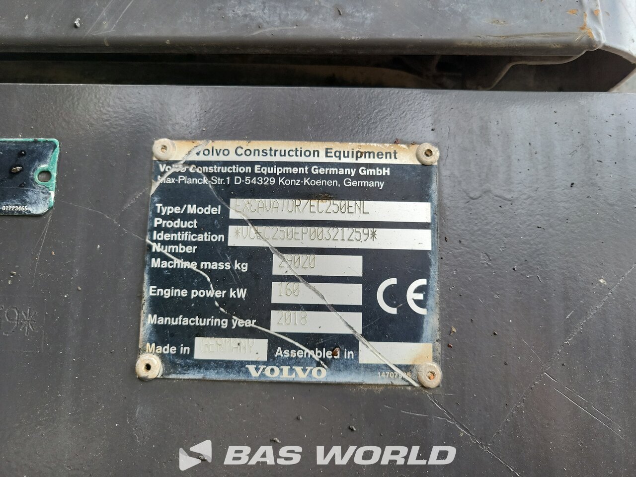 Other : Volvo EC250 E NL Excavator pe șenile