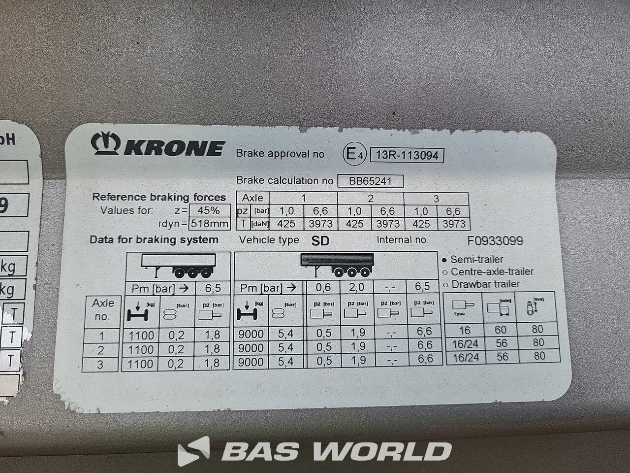 Other : Krone Lukket sættevogn
