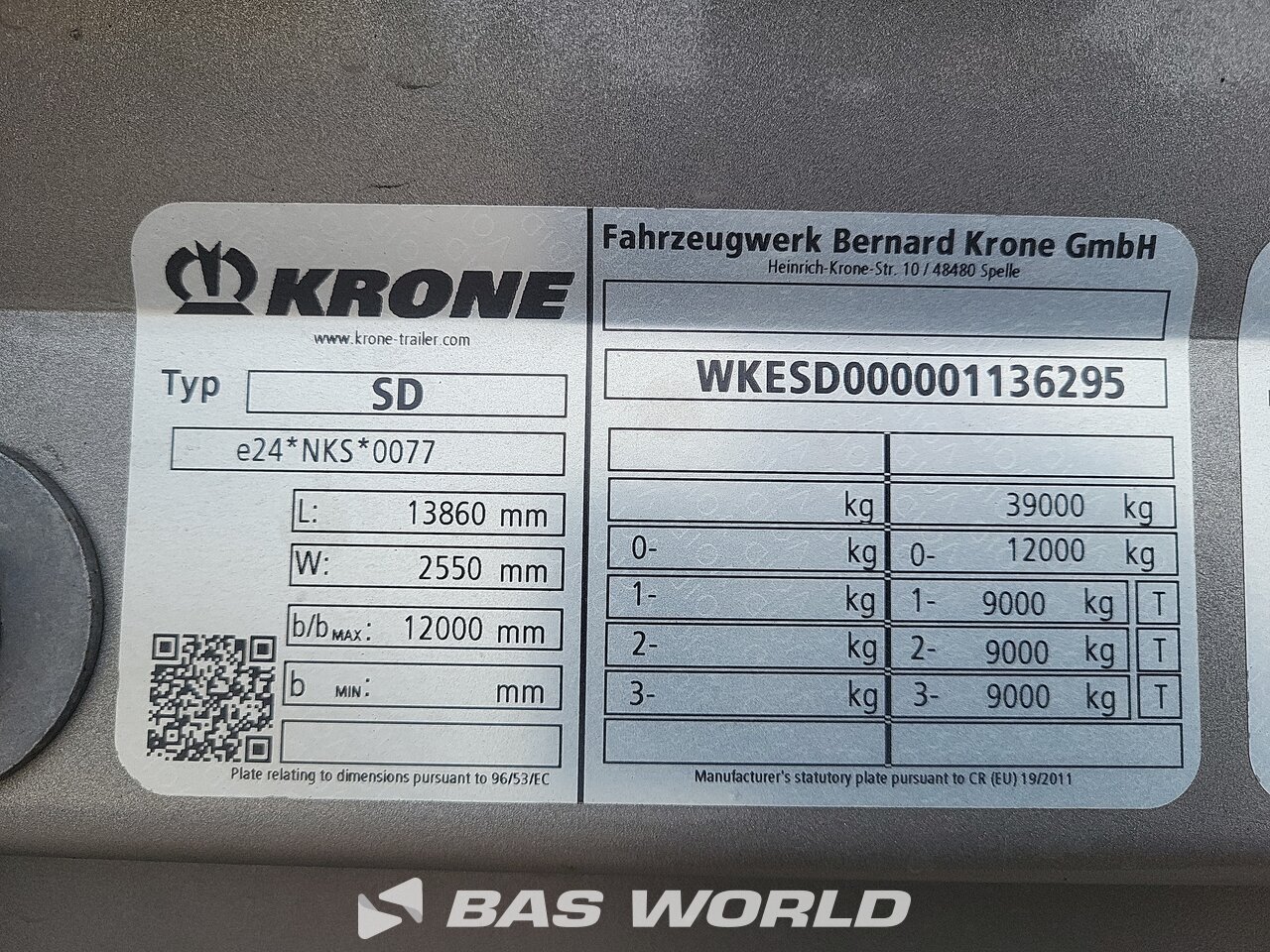Other : Krone Lukket sættevogn