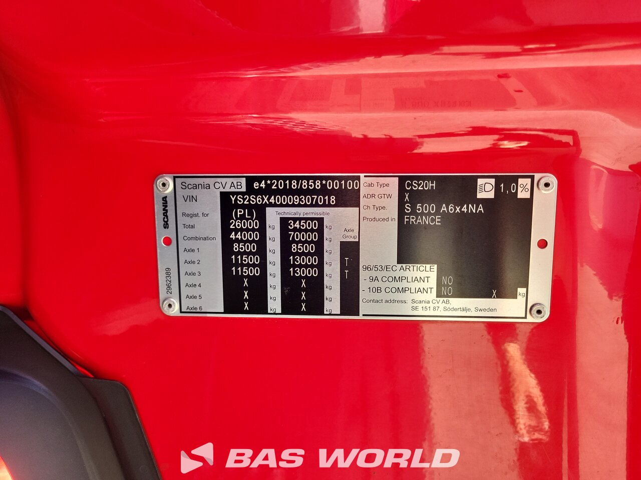 Other : Scania S500 Trækker