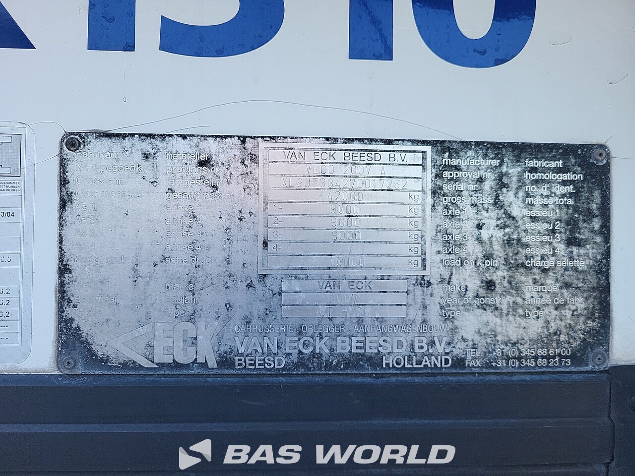 Other : Van Eck Refrigerated Semi-Trailer
