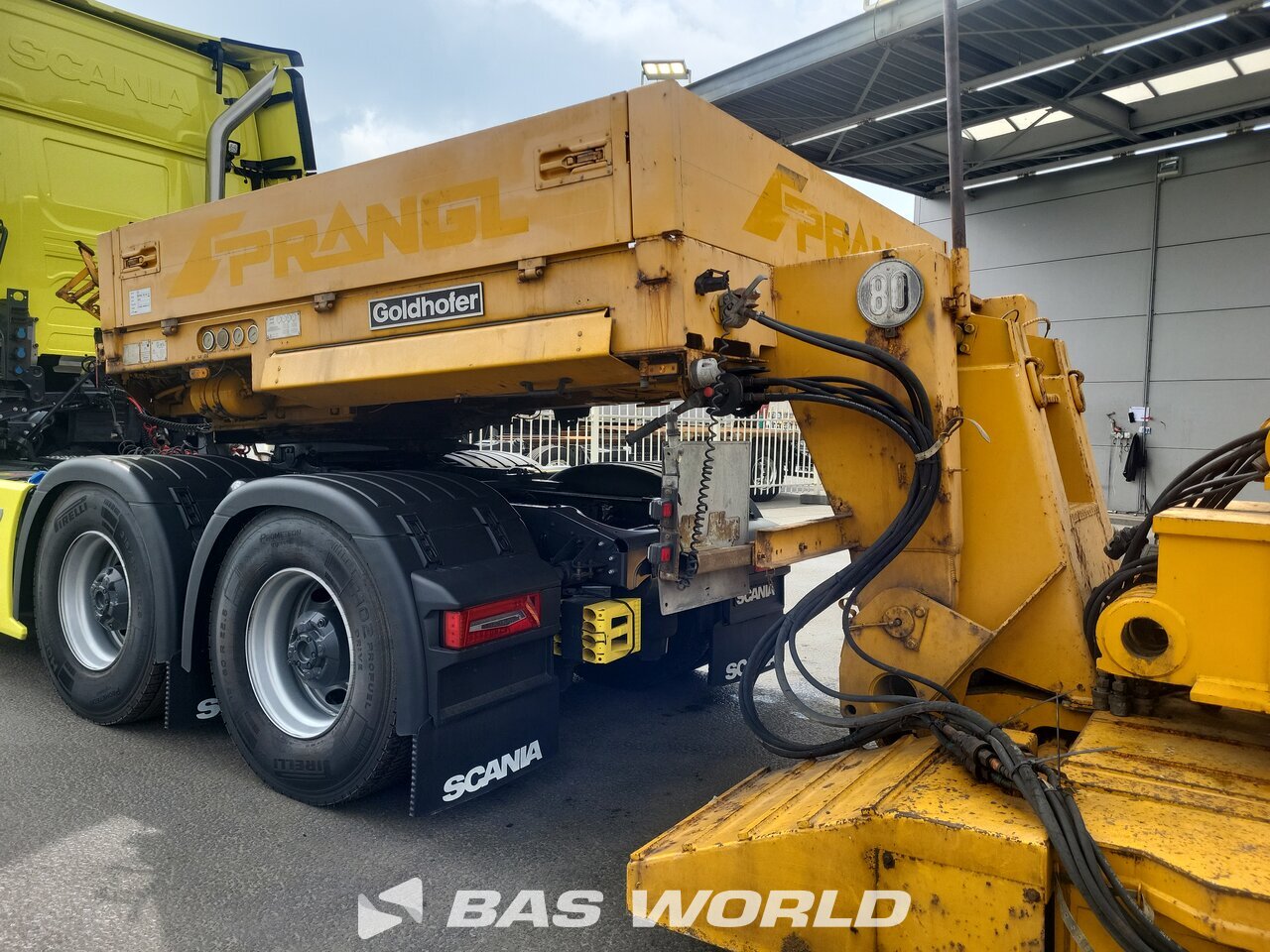 Other : Goldhofer Semi-reboque porta máquinas