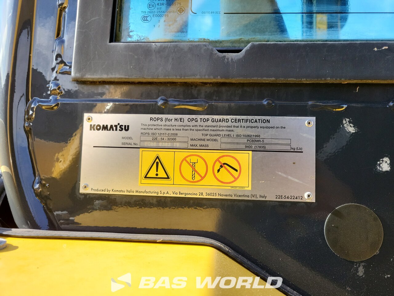 Other : Komatsu PC80 MR-5E0 Excavadora de cadenas
