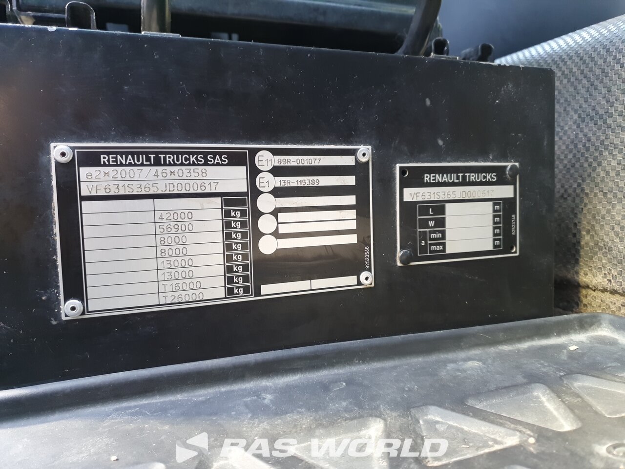 Other : Renault K 480 Camión Volquete