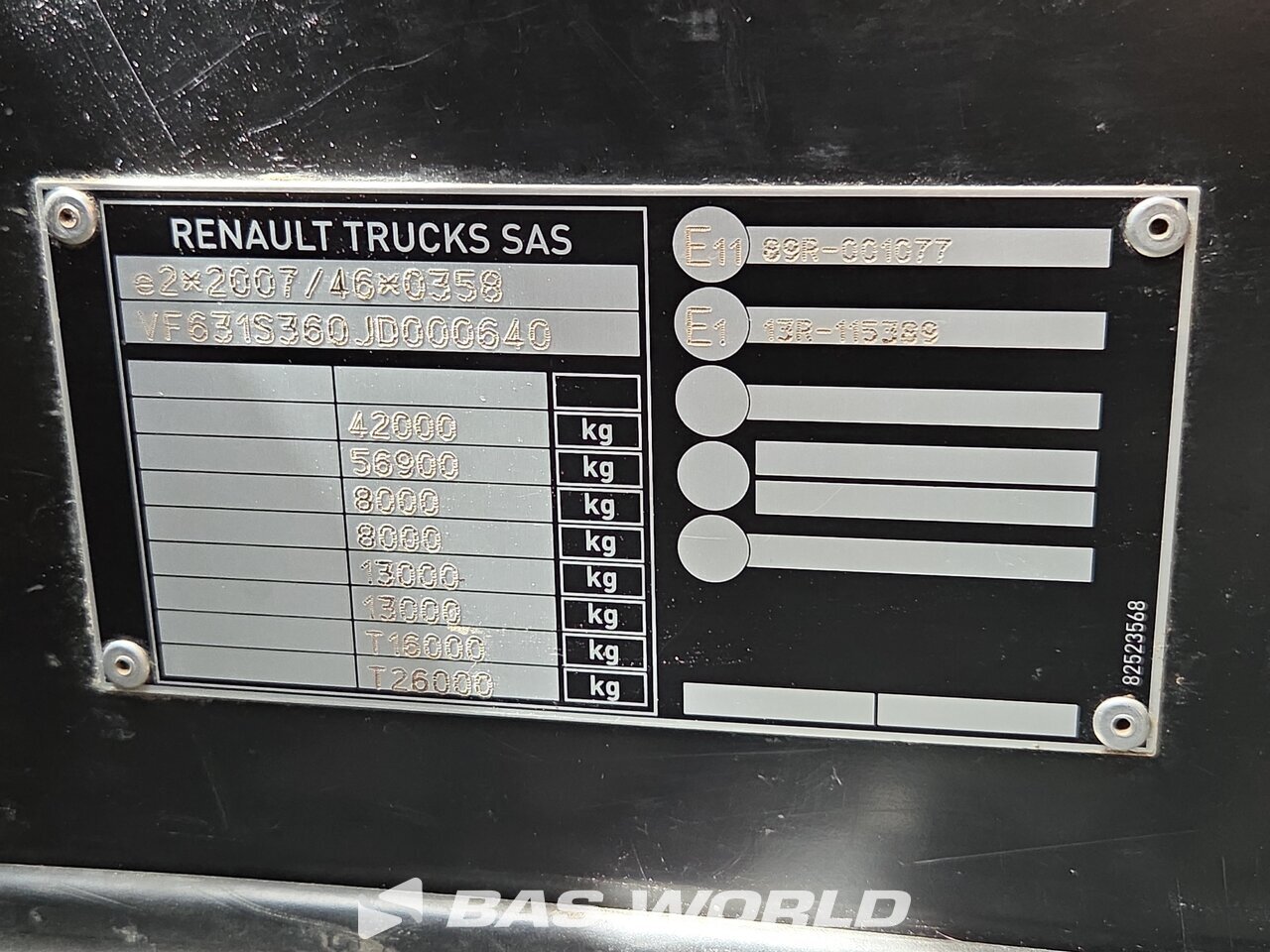 Other : Renault K 480 Camión Volquete