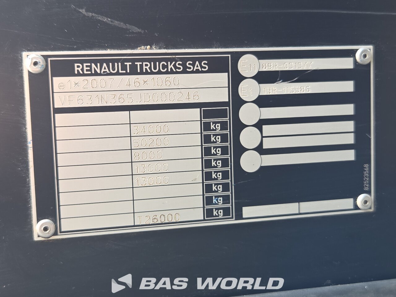 Other : Renault K 480 Camión Volquete