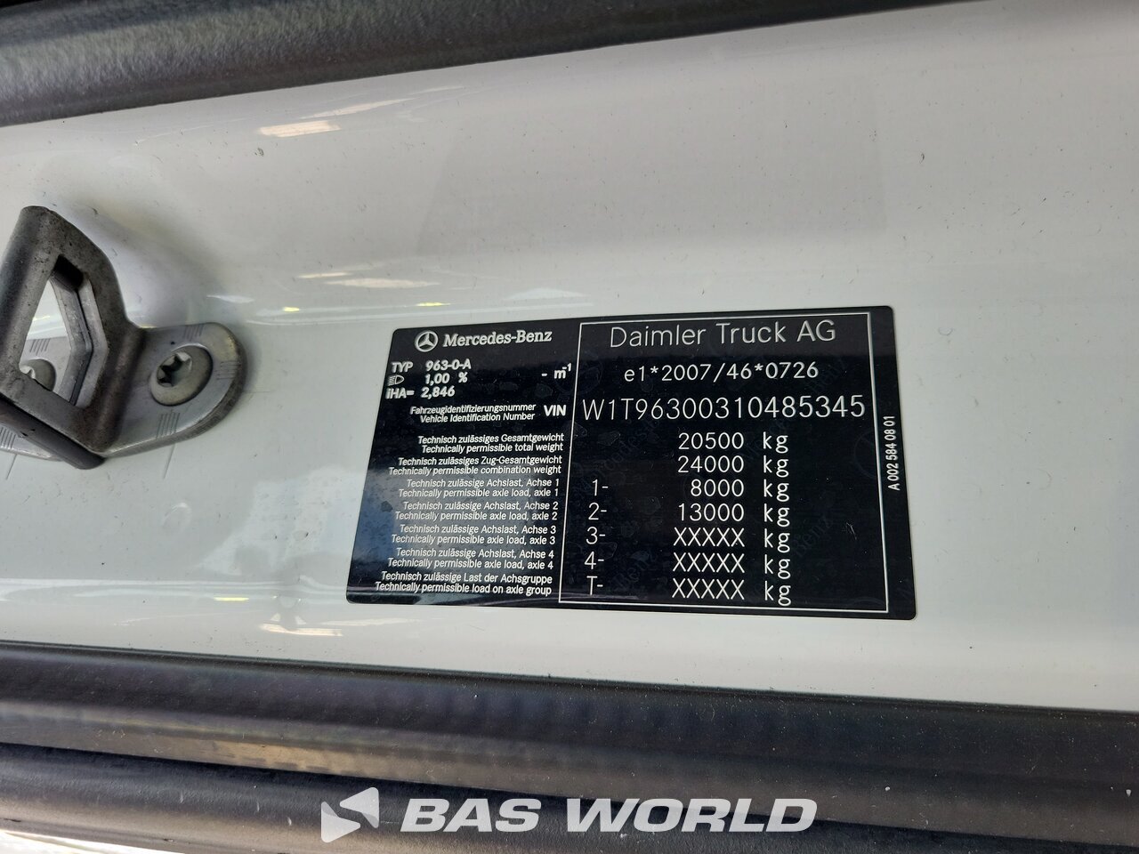Other : Mercedes Actros 1848 شاحنة الجسم الصندوقي