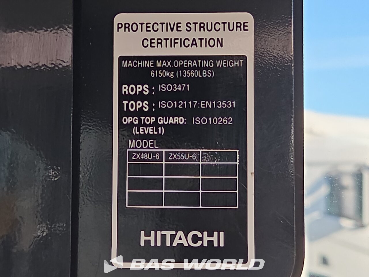 Other : Hitachi ZX48 U-6 حفارة صغيرة أقل من 10 طن (حفارات صغيرة)