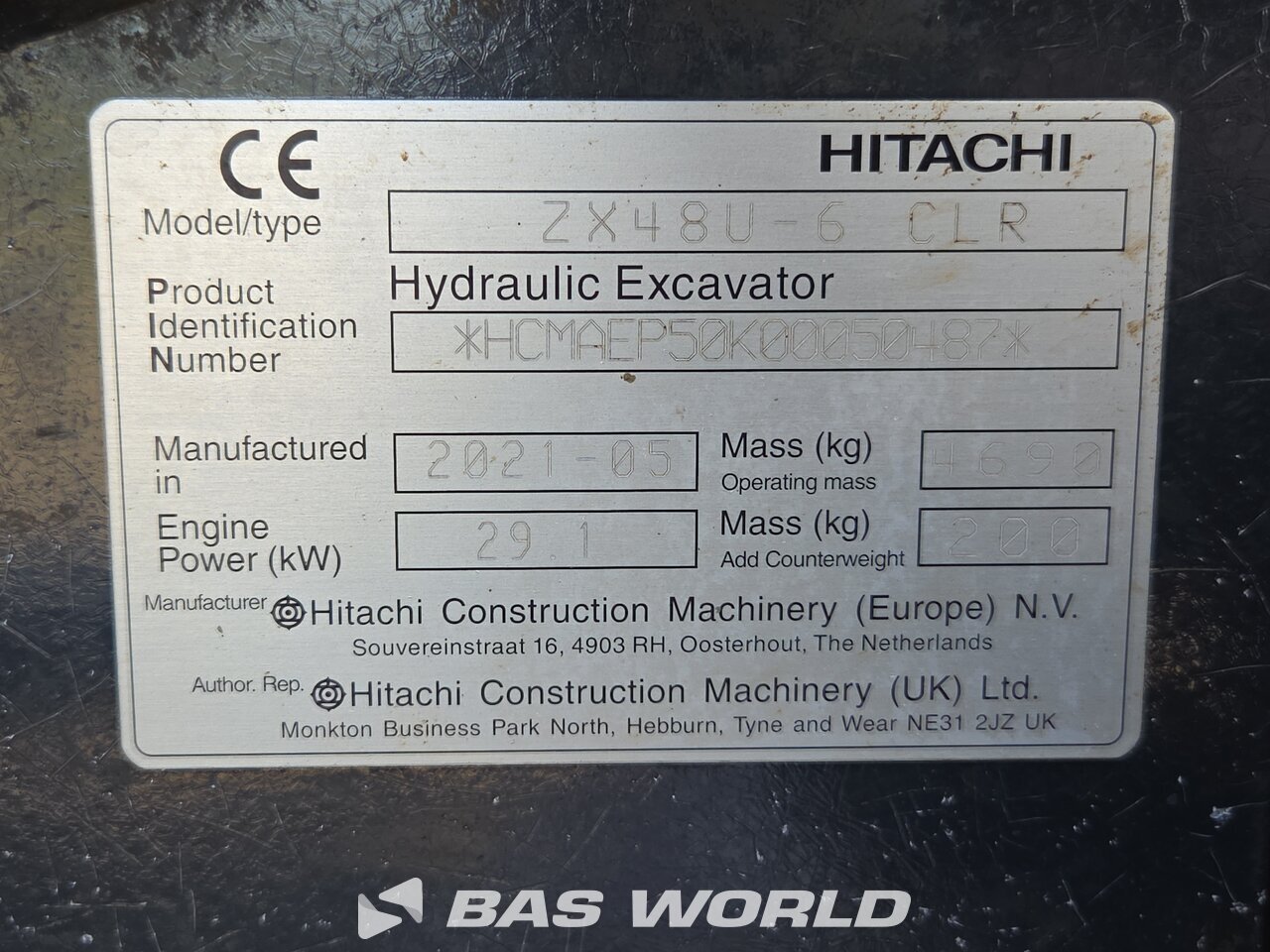 Other : Hitachi ZX48 U-6 Mini excavadora <10t
