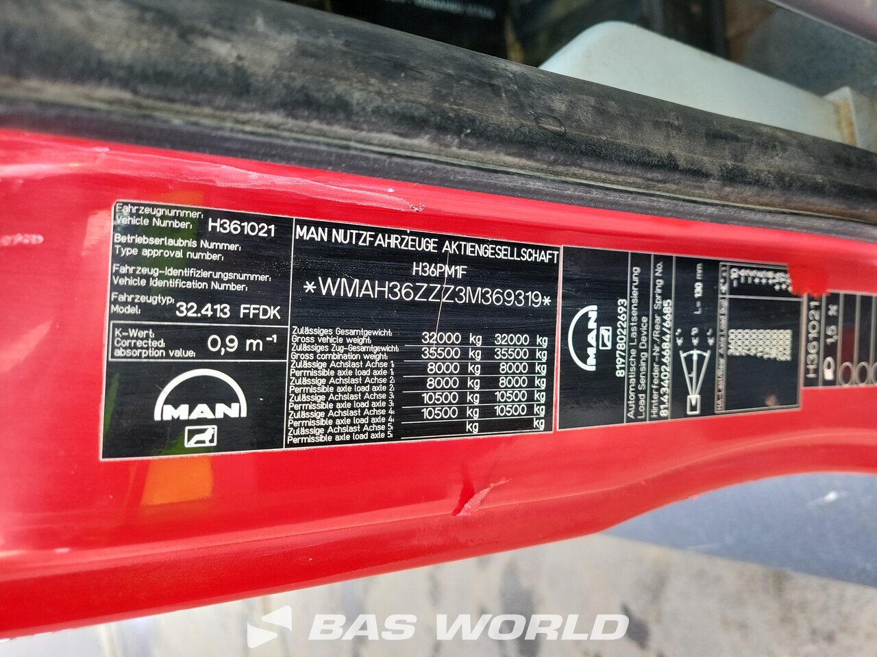 Other : MAN TGA 35.D28 Kippiautot kuorma-auto