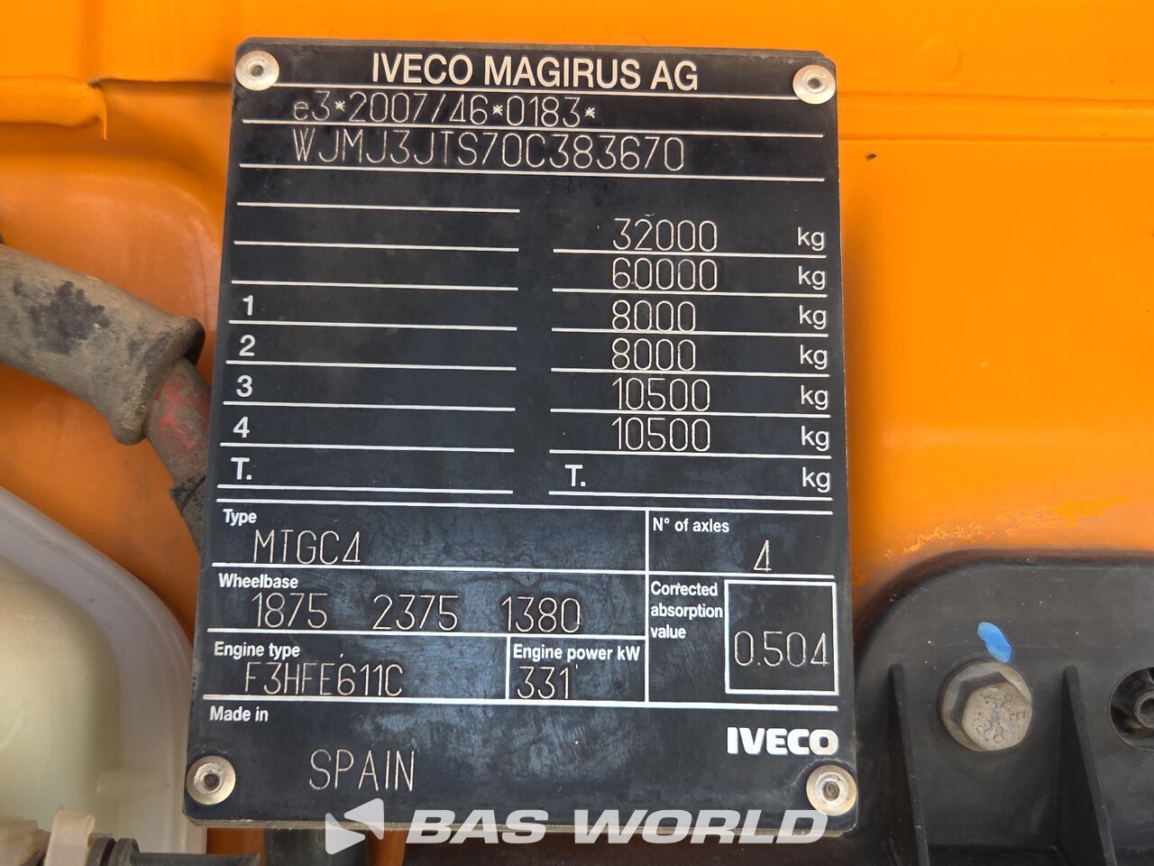 Other : Iveco Trakker 450 Camión Volquete