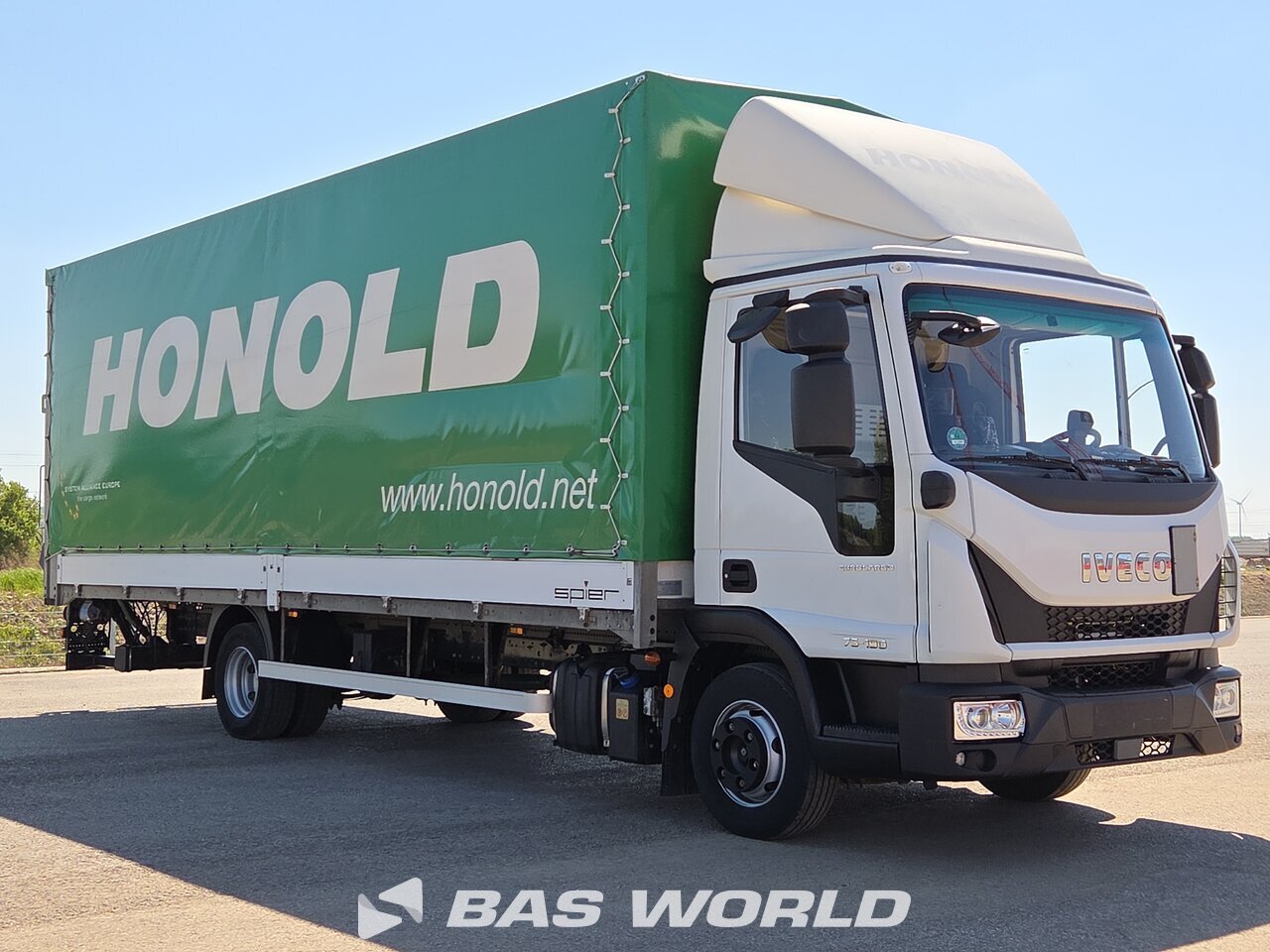 Other : Iveco Eurocargo 75E190 Camion rideaux coulissants