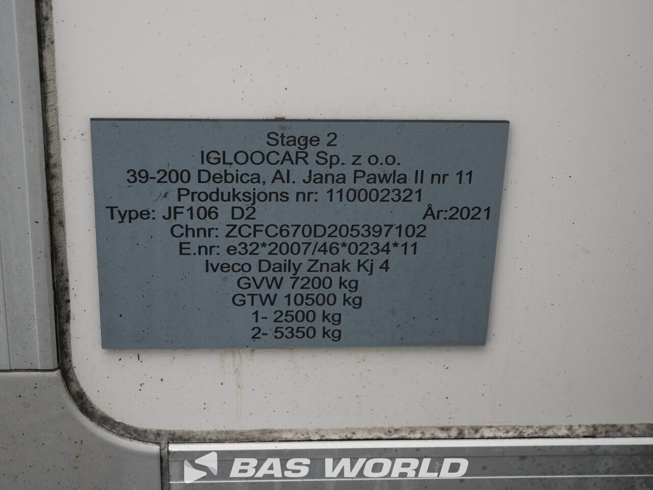 Other : Iveco Daily 72C18 Box body