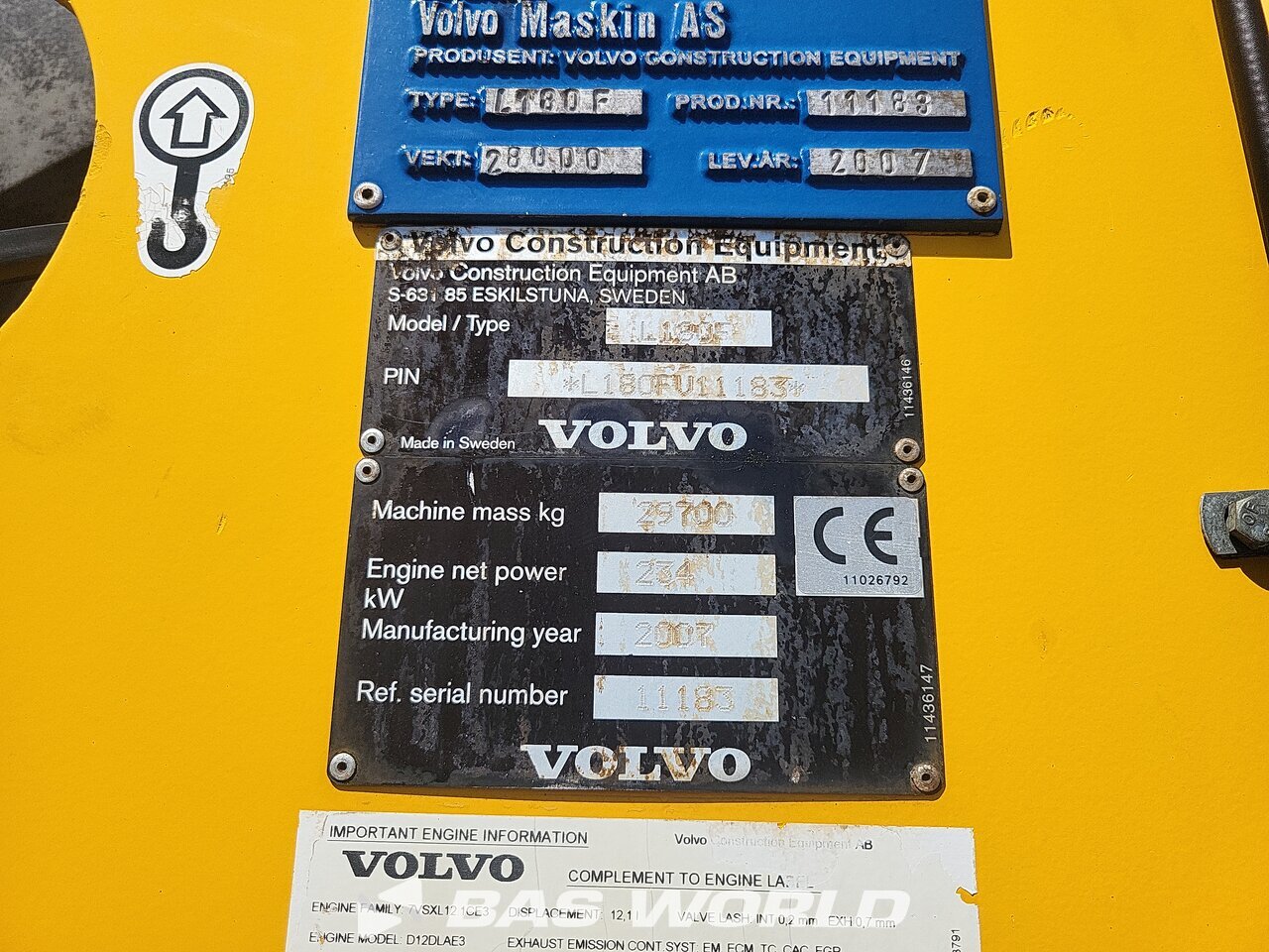 Other : Volvo L180 F Prednji utovarivači