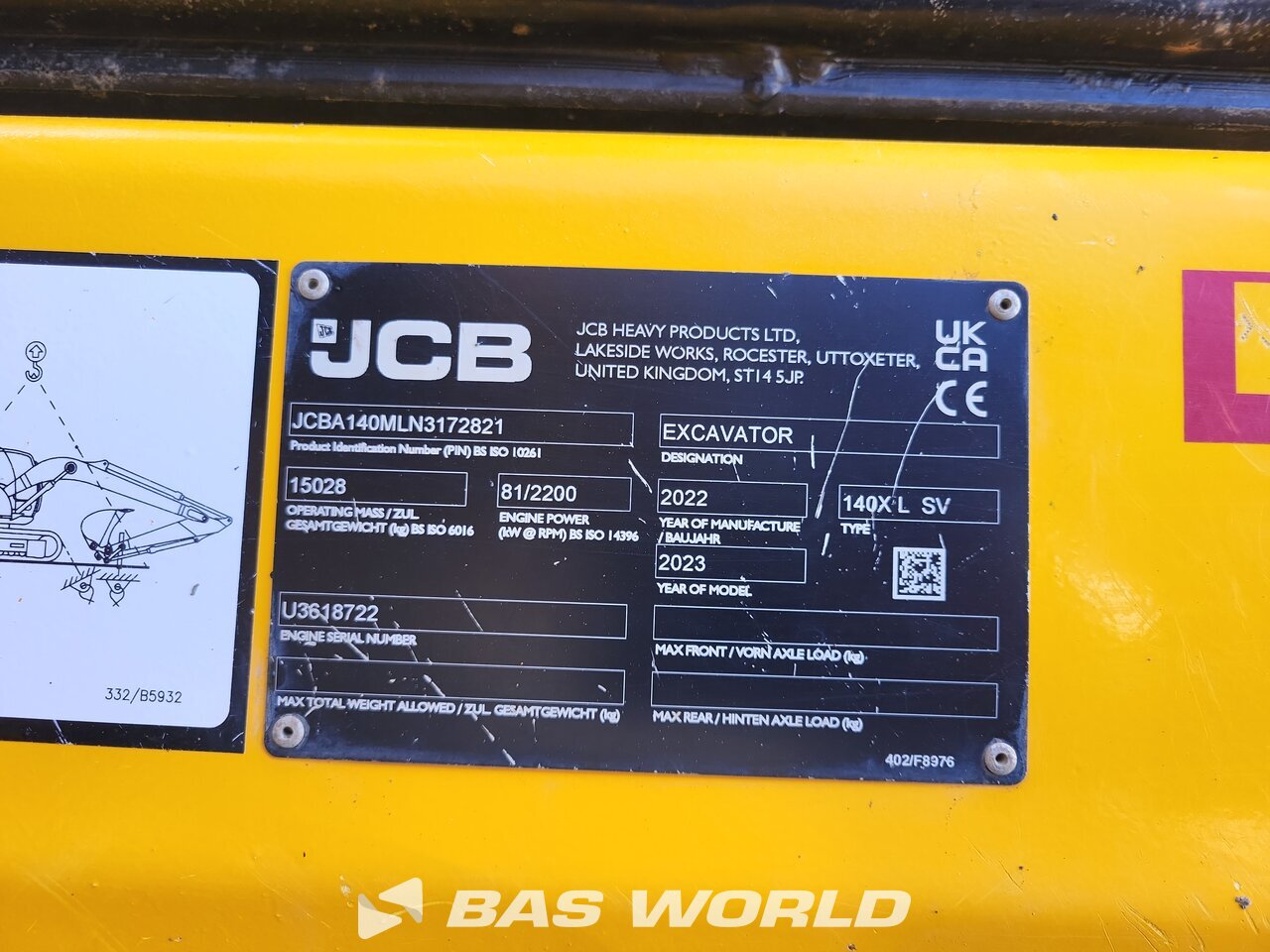 Other : JCB 140X L SV Rupsgraafmachine