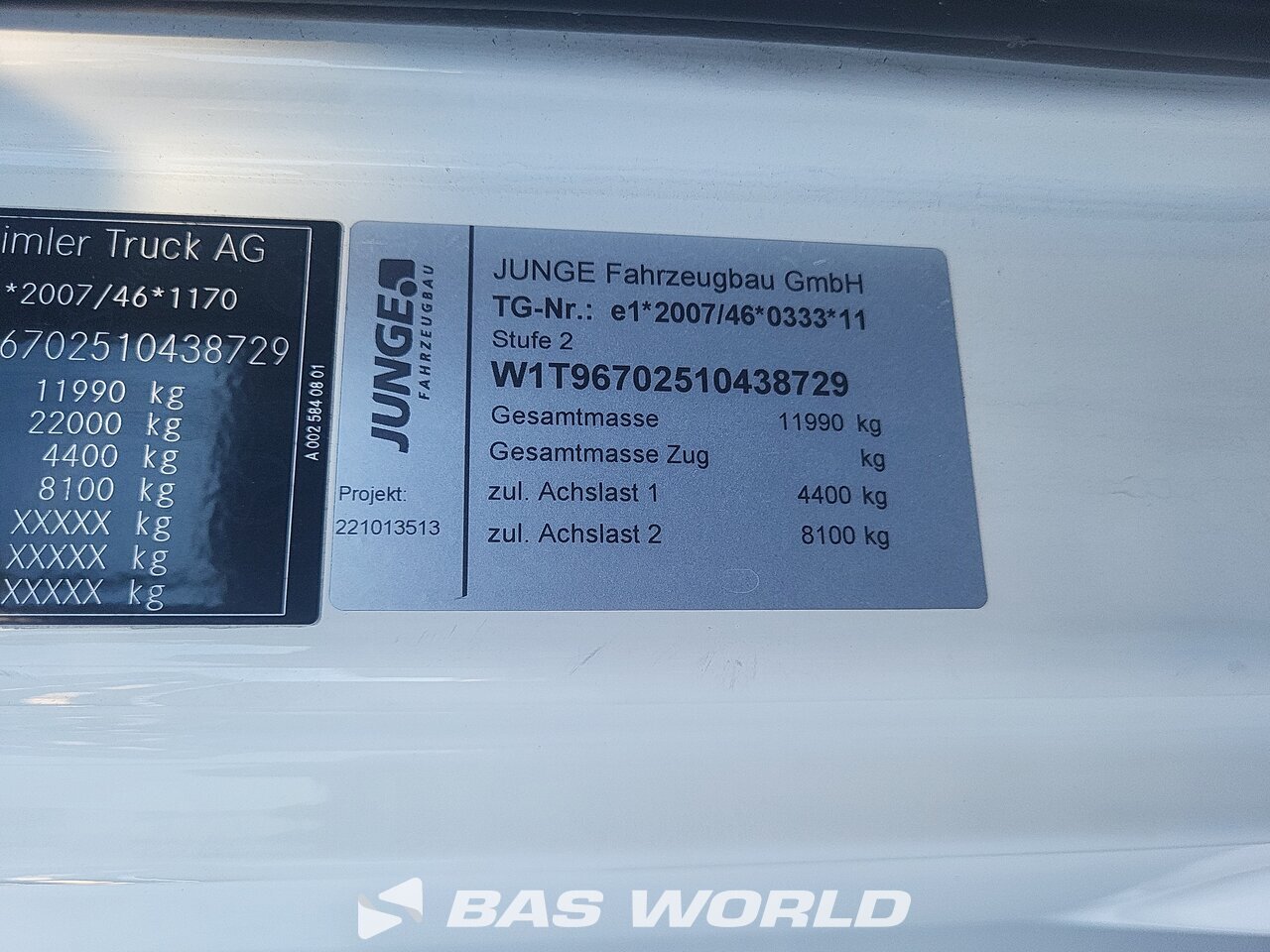 Other : Mercedes Atego 1223 Carrosseries fourgons