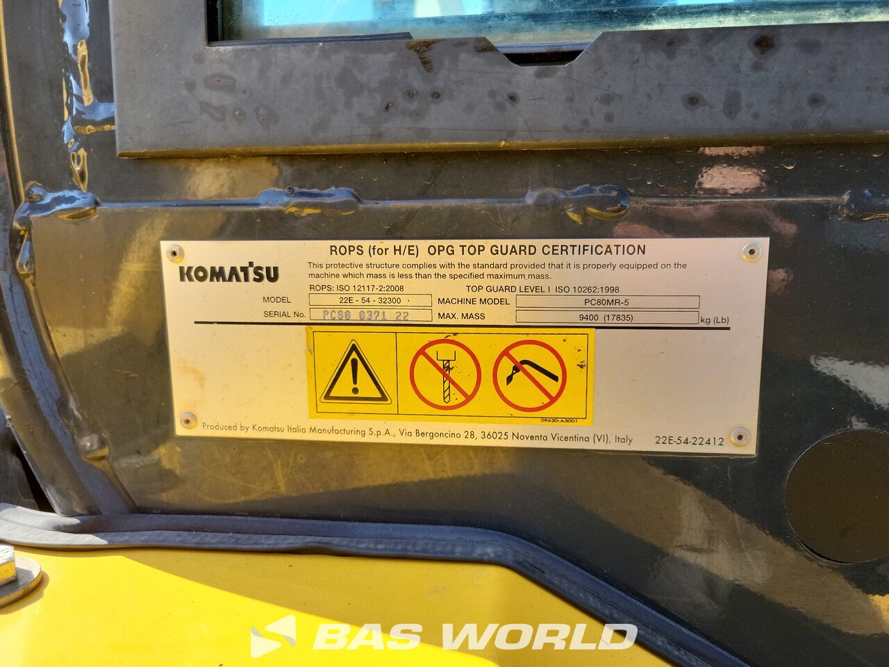 Other : Komatsu PC80 MR-5 Mini bager <10t