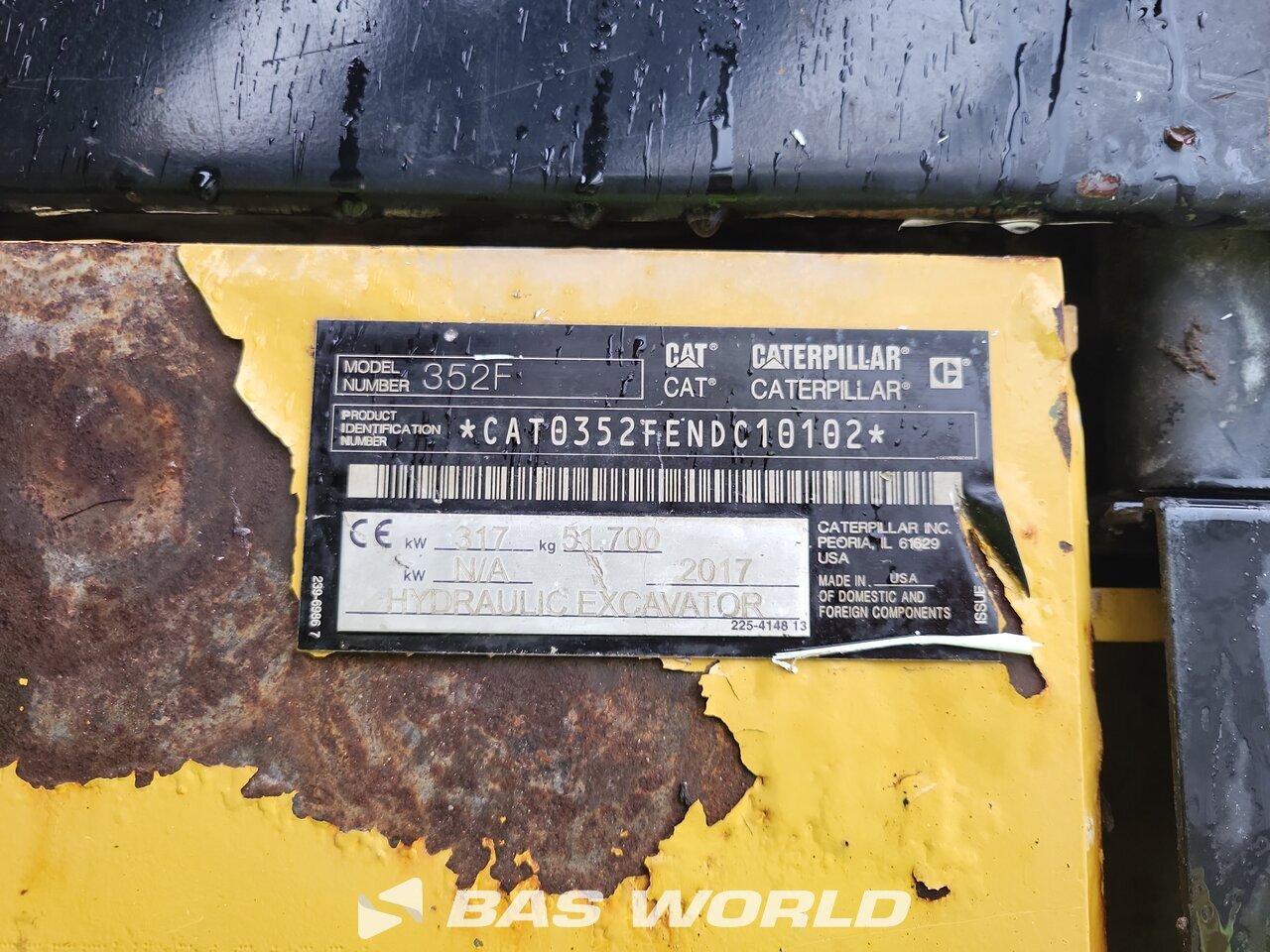 Other : Caterpillar 352 F Rupsgraafmachine