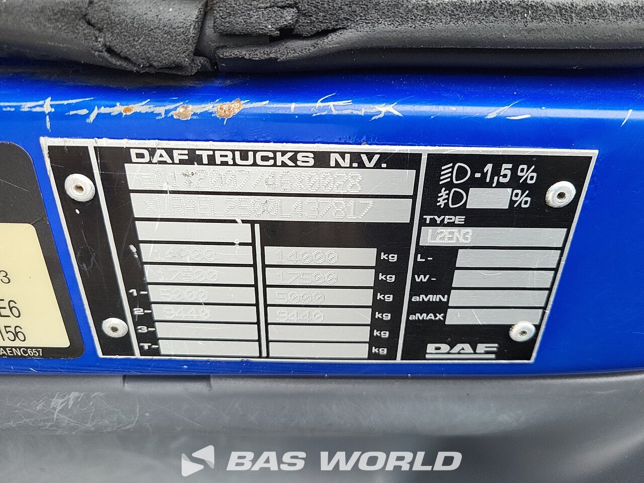 Other : DAF LF 210 Curtainside Truck