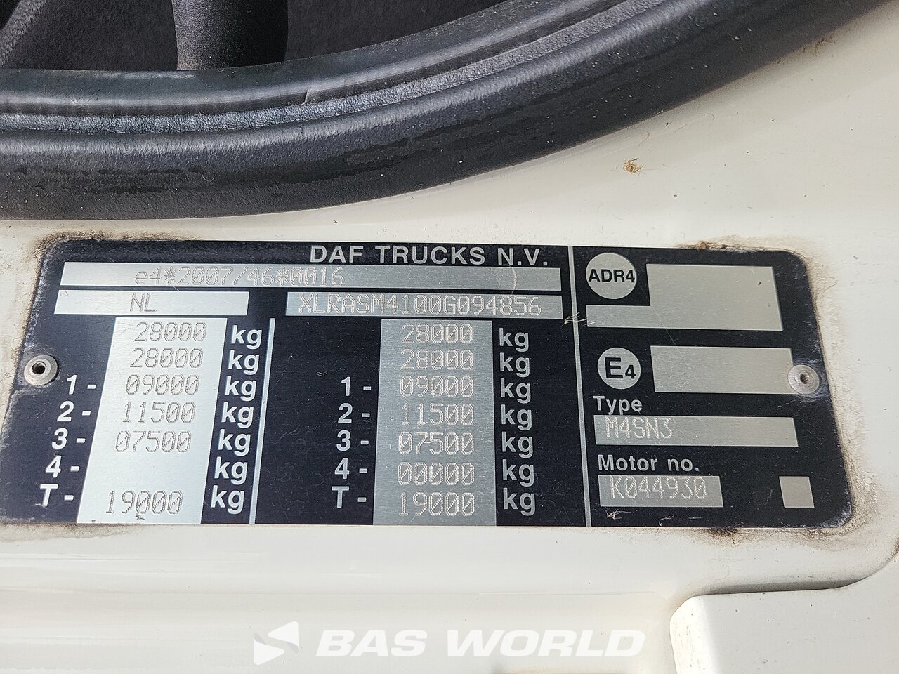 Other : DAF CF 290 شاحنة القمامة