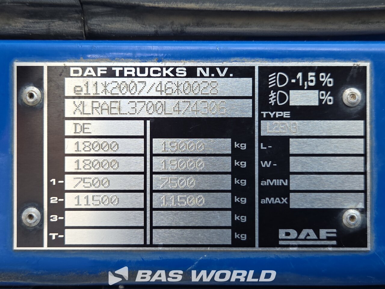 Other : DAF LF 320 Camion à benne basculante