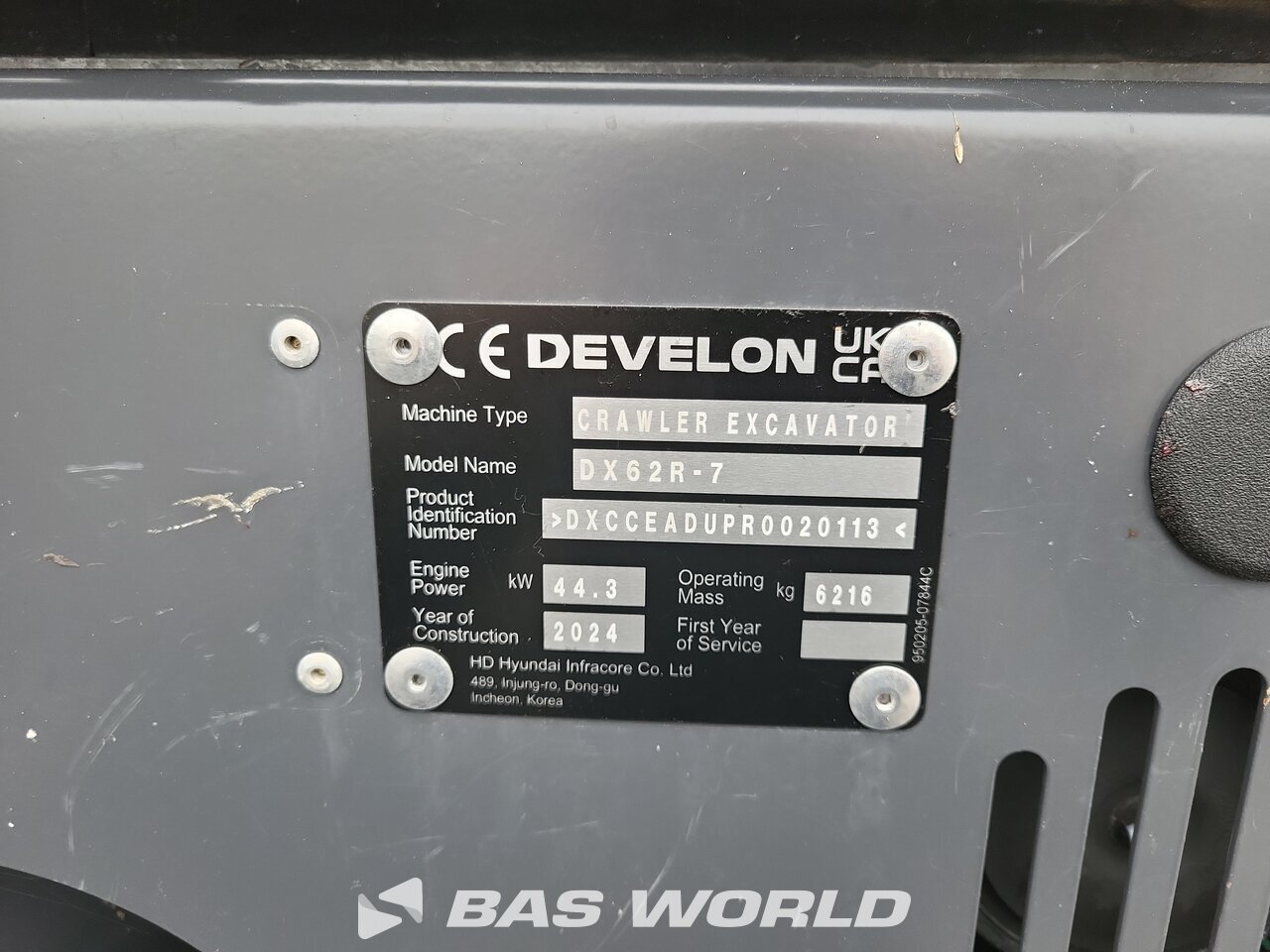 Other : Develon DX62 R-7 Mini bager <10t