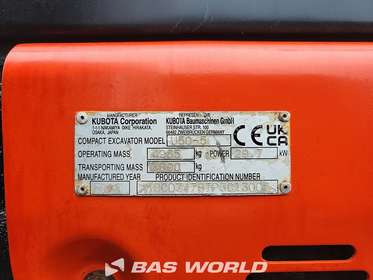 Other : Kubota U50-5 Мини екскаватор <10 т