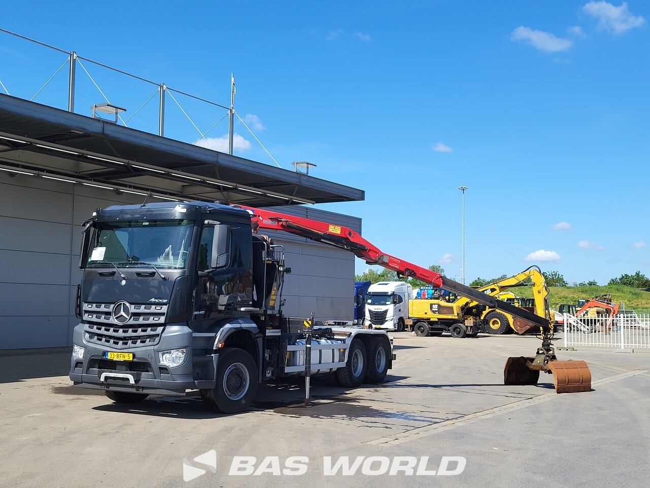 Other : Mercedes Arocs 2840 Камиони с кран с кука