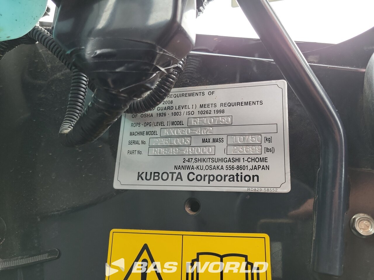Other : Kubota KX080 -4a2 Minigravere