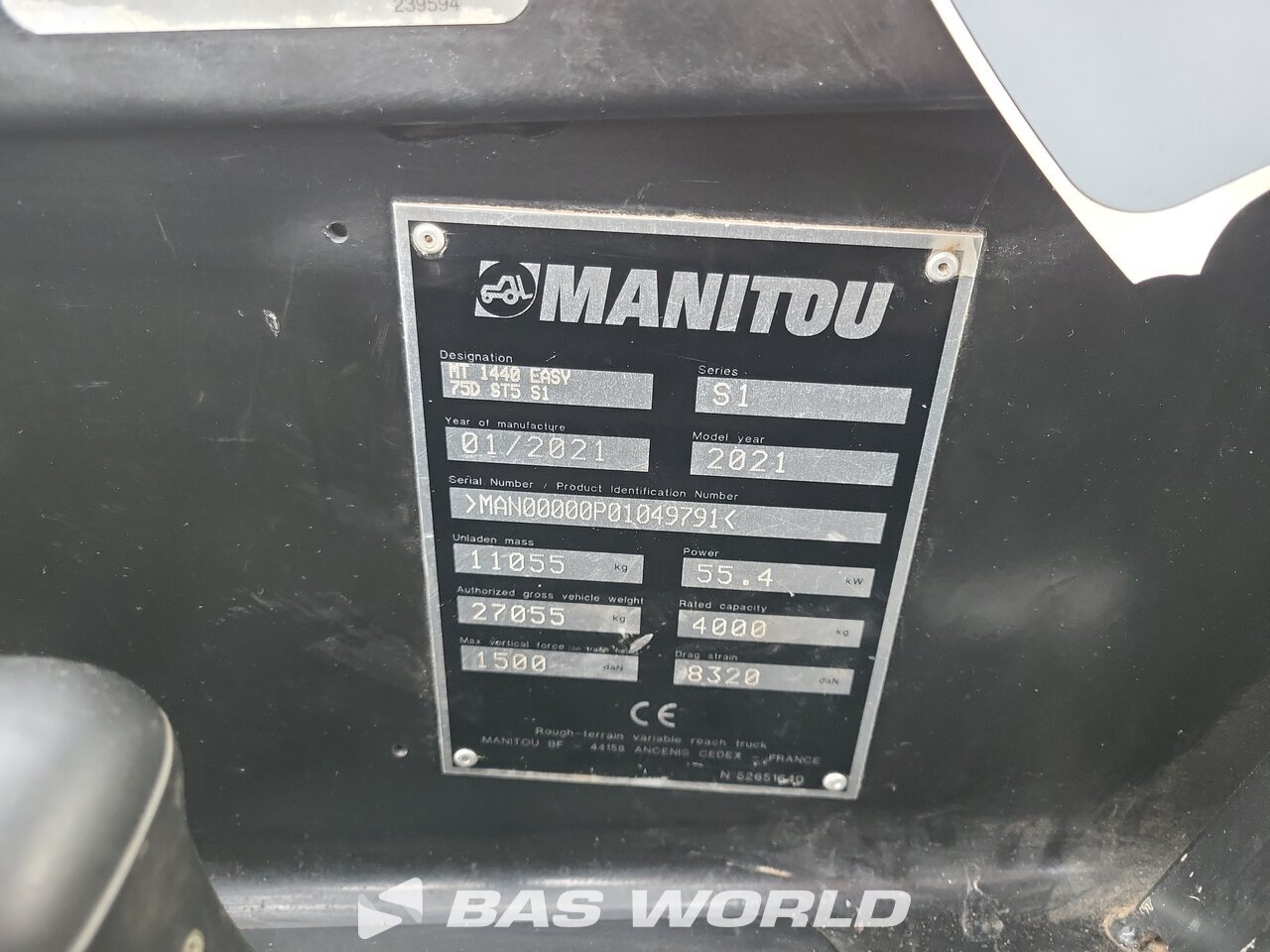 Other : Manitou MT1440 رافعة تلسكوبية