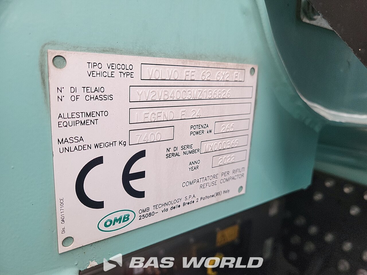 Other : Volvo Electric Śmieciarka