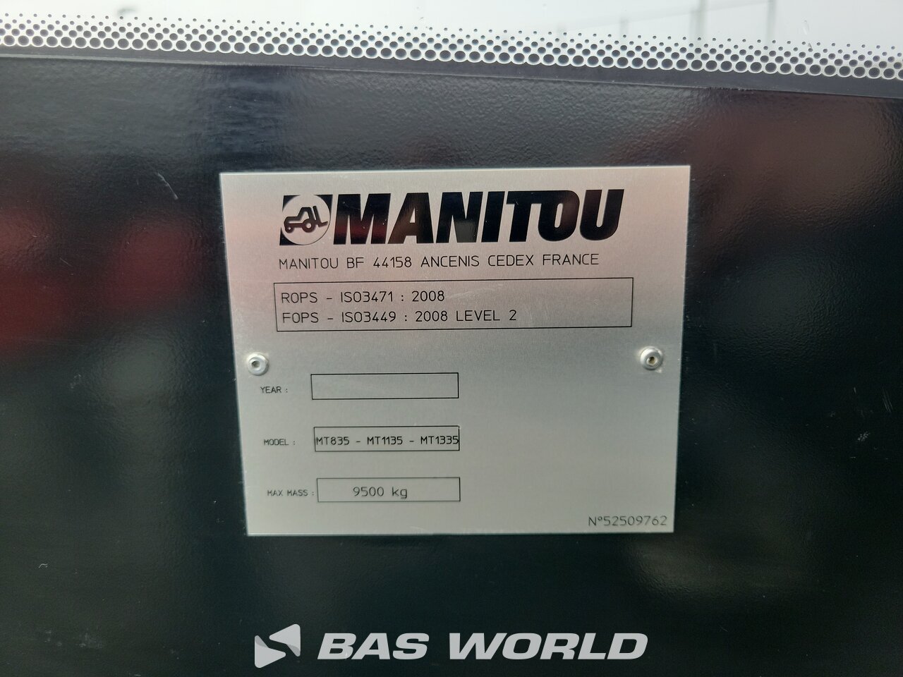 Other : Manitou MT1335 رافعة تلسكوبية
