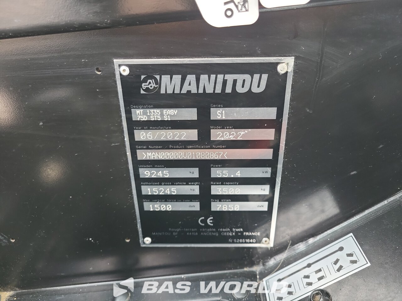 Other : Manitou MT1335 رافعة تلسكوبية