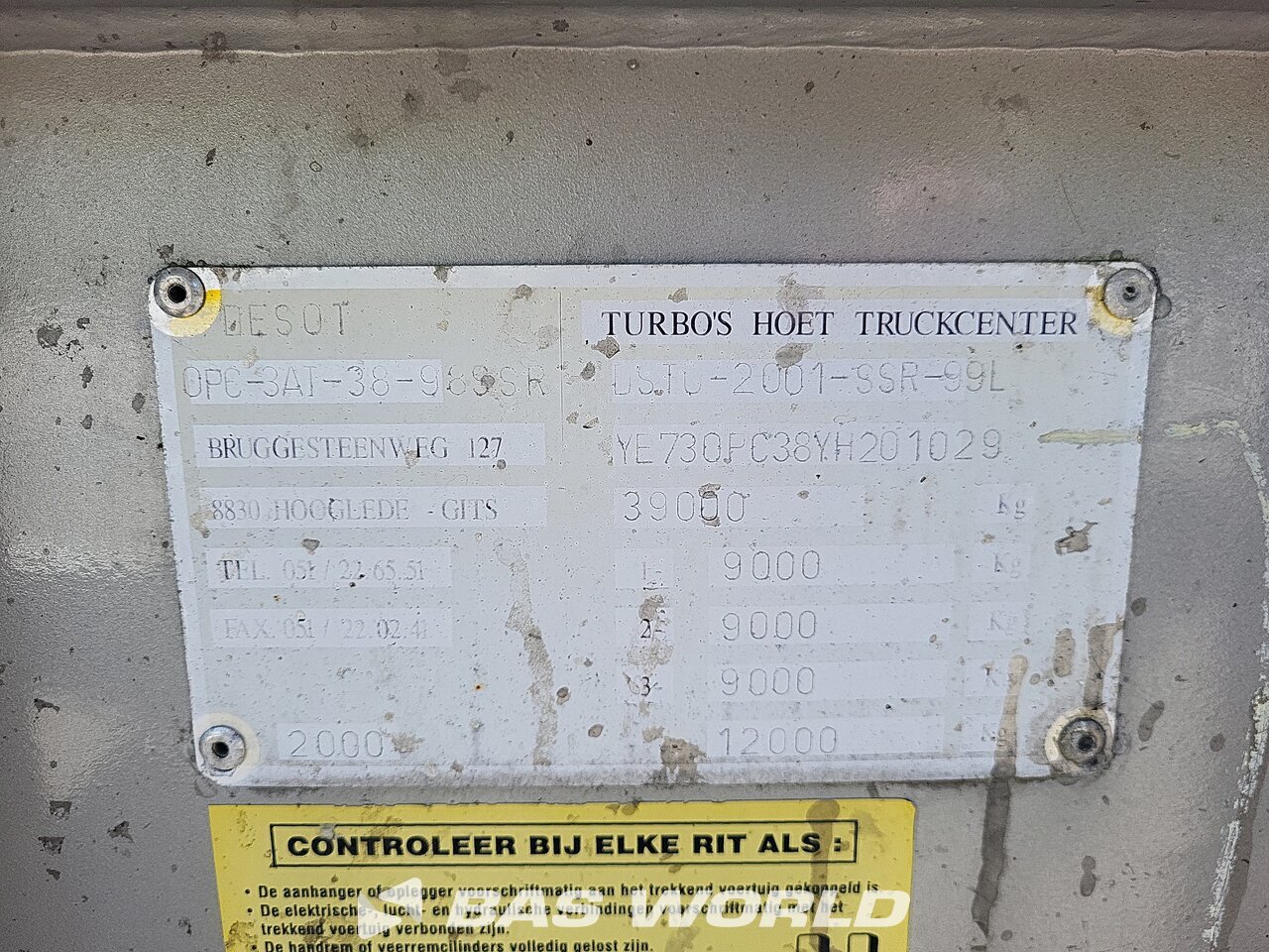 Other : Turbos-Hoet Konttialustan puoliperävaunu