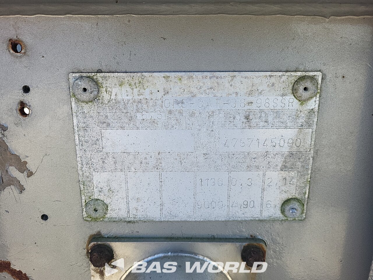 Other : Turbos-Hoet Konttialustan puoliperävaunu