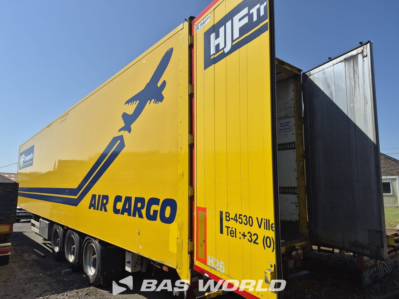 Other : Van Eck DT Closed Box semi trailer