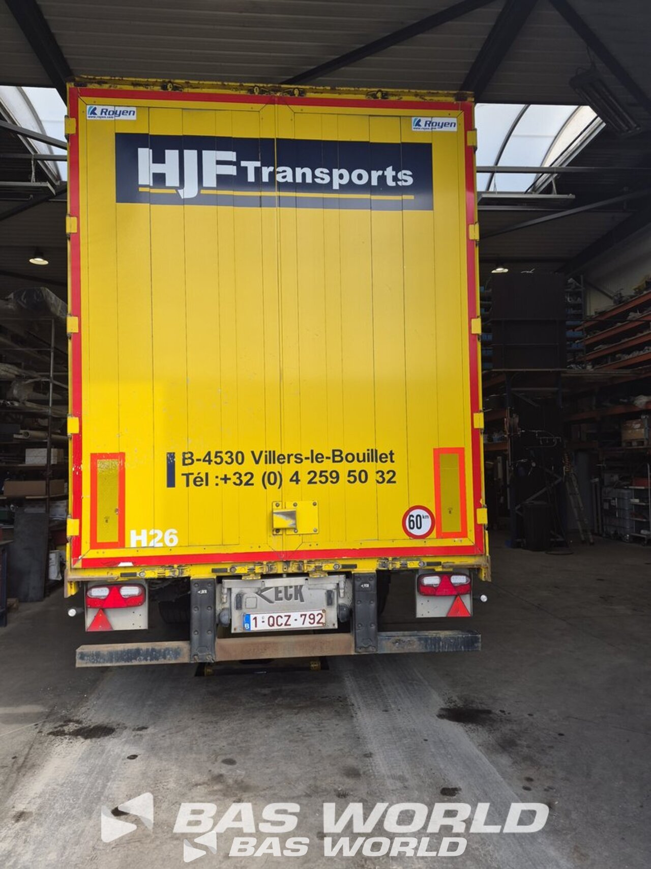 Other : Van Eck DT Closed Box semi trailer