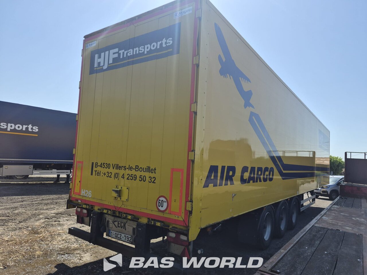 Other : Van Eck DT Closed Box semi trailer