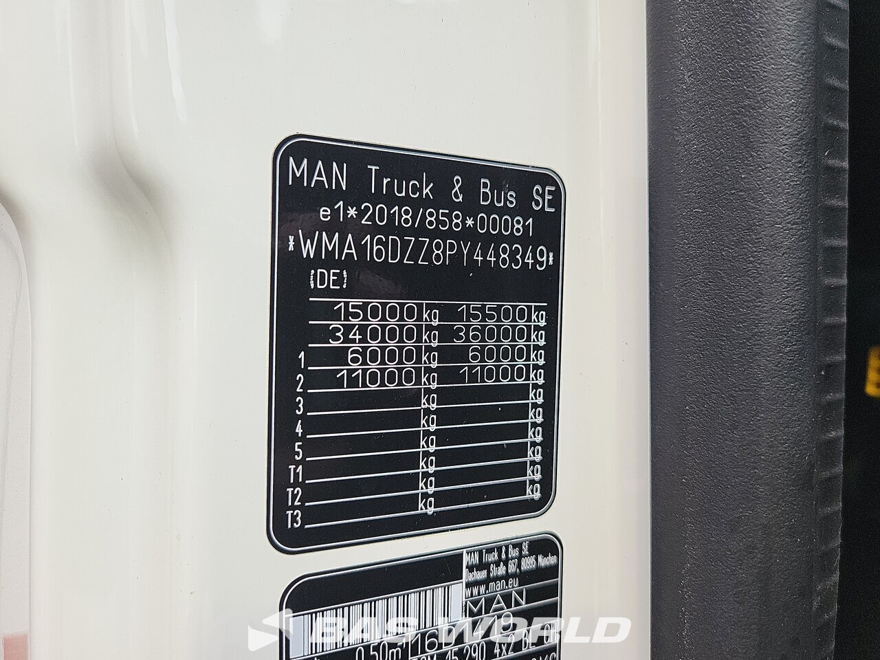 Other : MAN TGM 15.290 umpikori kuorma-auto