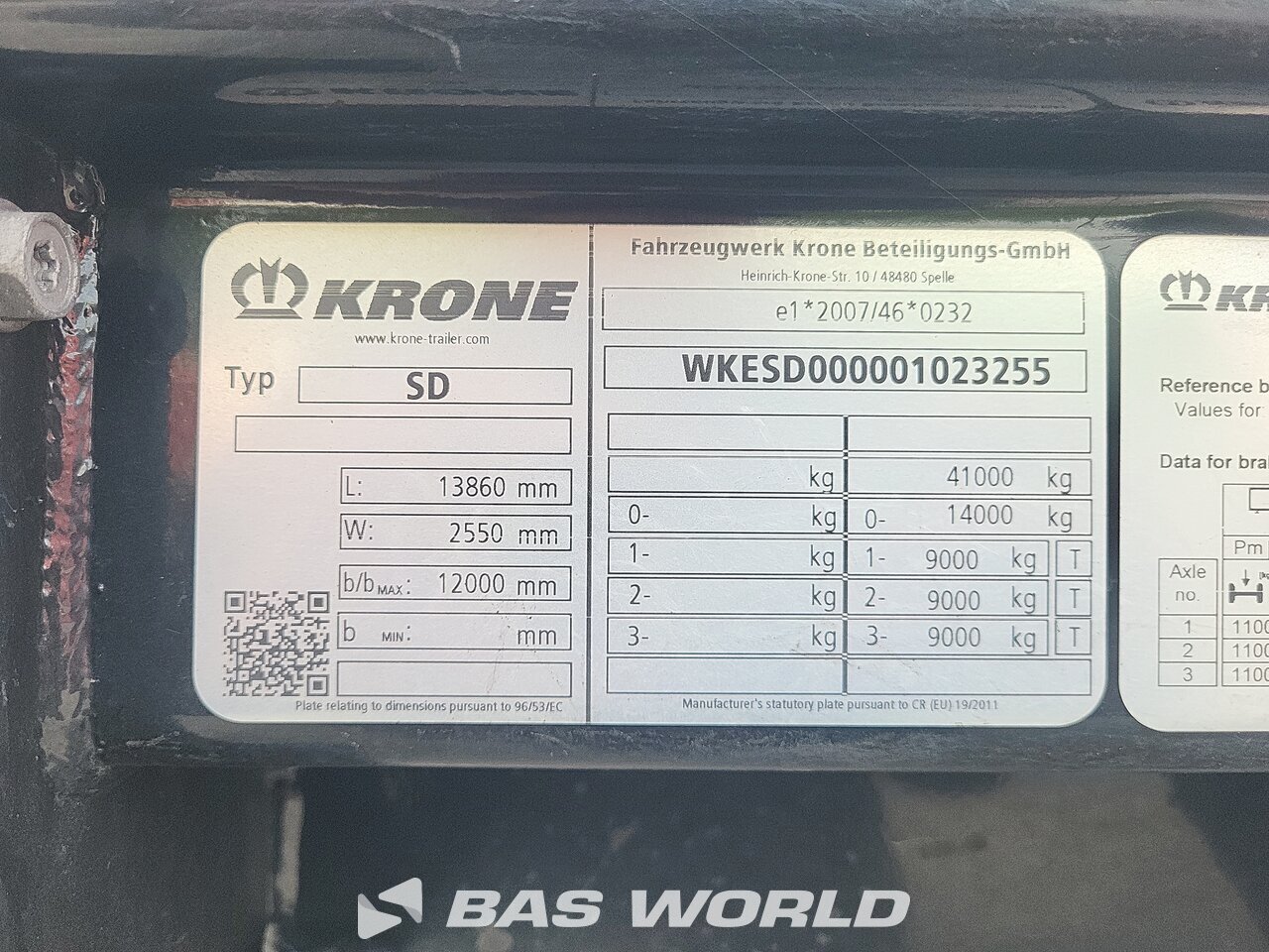 Other : Krone Poluprikolice s ceradom