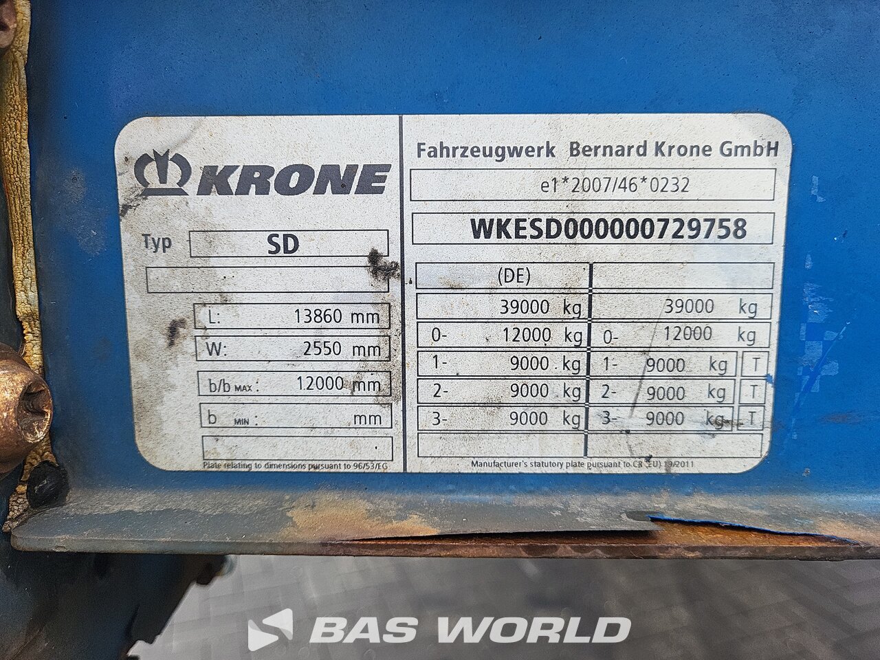 Other : Krone Подвижни странични брезенти