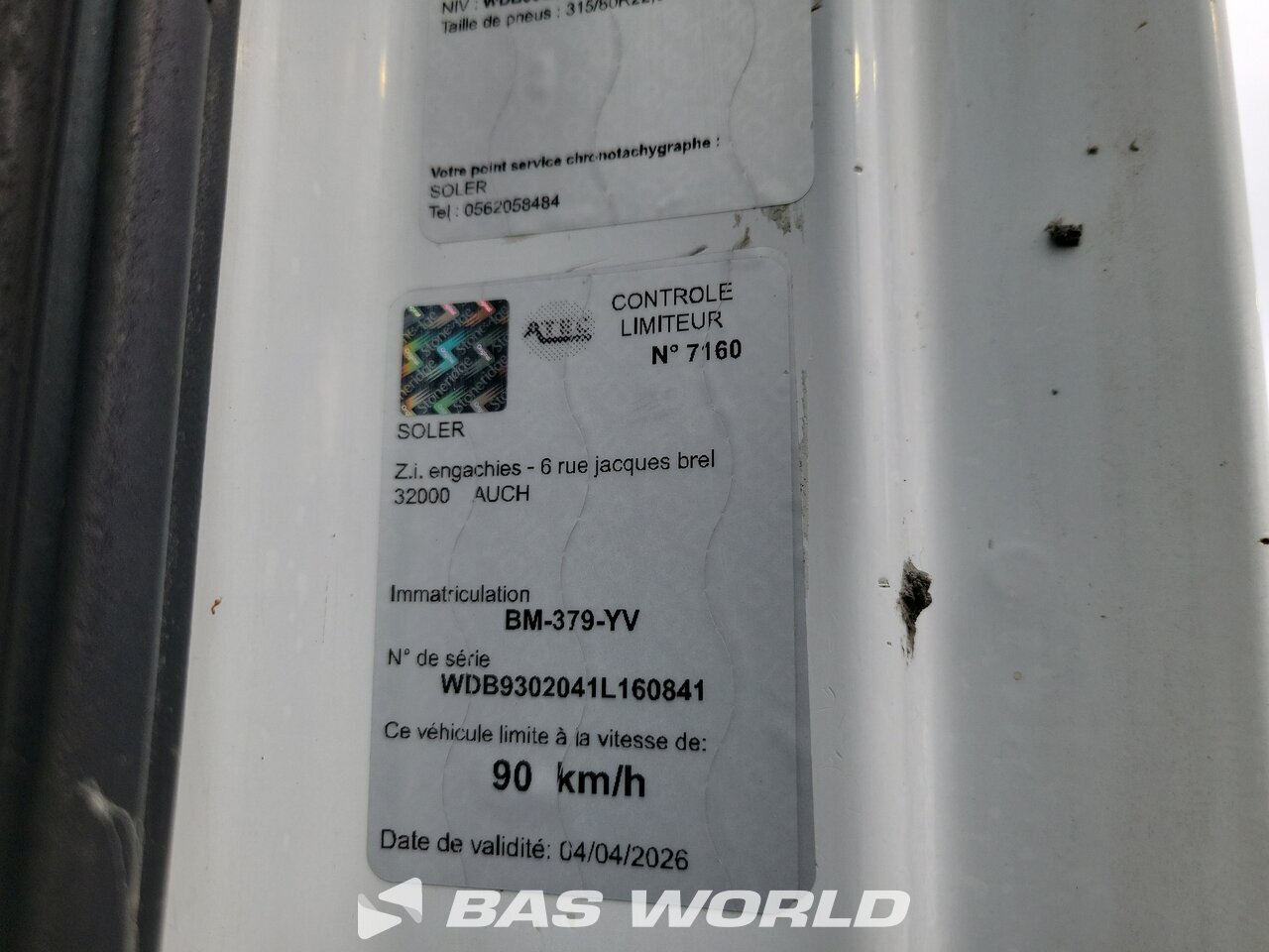 Other : Mercedes Actros 2541 Koukkulava kuorma-auto