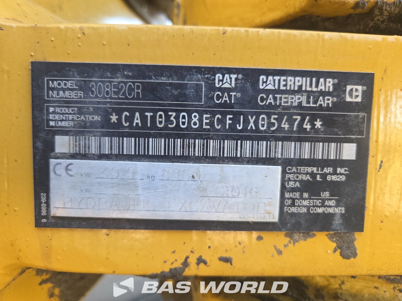Other : Caterpillar 308 E2 CR Minigrävare