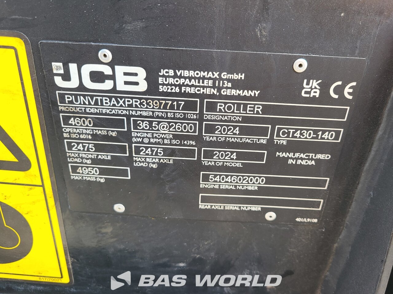 Other : JCB CT430-140 Compactador tandem