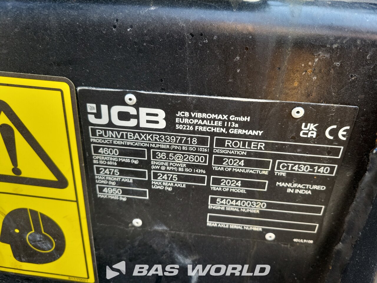 Other : JCB CT430-140 مدحلة ثنائية الاسطوانة