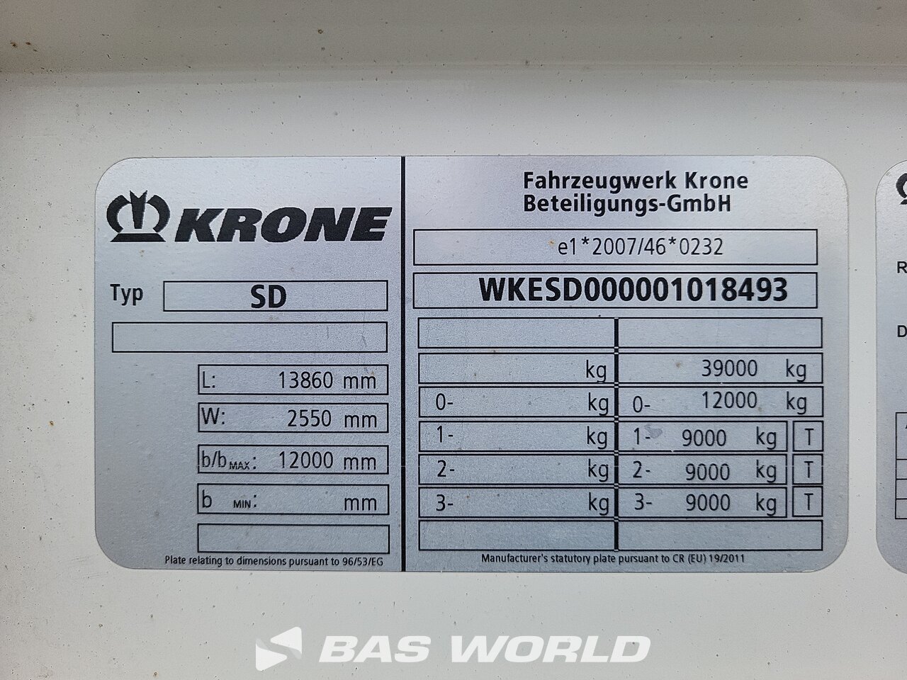Other : Krone Lukket sættevogn