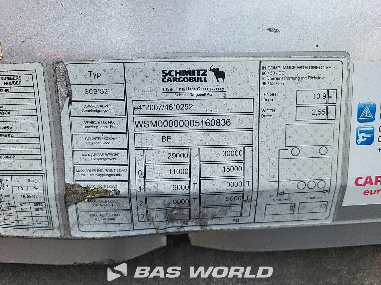 Other : Schmitz Zatvoreno poluprikolic