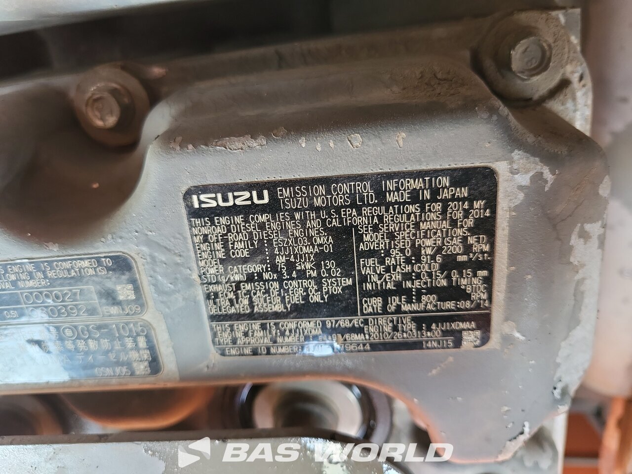 Other : Hitachi ZX140W -5B Wheeled excavator