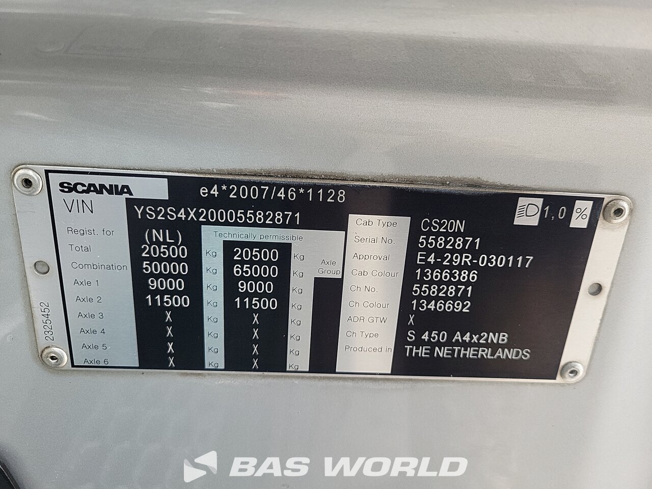 Other : Scania S450 Tractor Unit