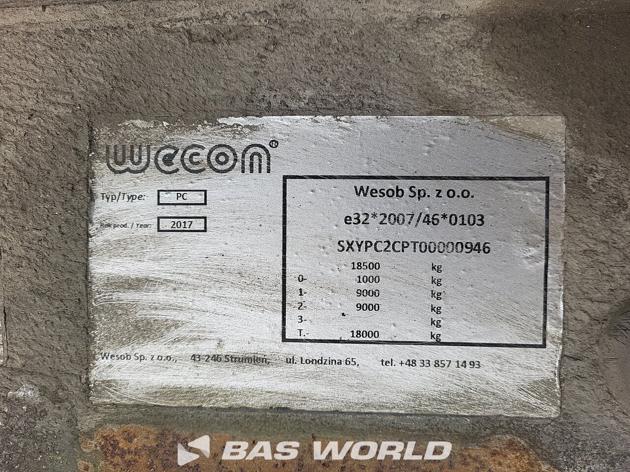 Other : Wecon Przyczepa burtowe